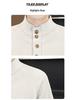 Men's Retro Half-High Collar Knit Sweater - Youthful College Style, Woolen Base Layer for Autumn/Winter