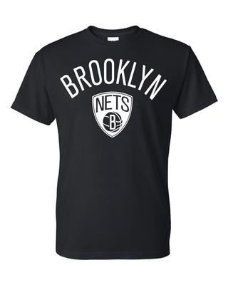 Футболка Brooklyn Nets Old Skool с логотипом - Размеры S-5XL и Детская унисекс футболка