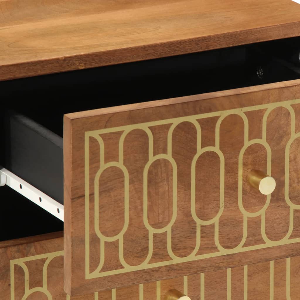 Nightstand 40 x 33 x 46 cm Solid Mango Wood