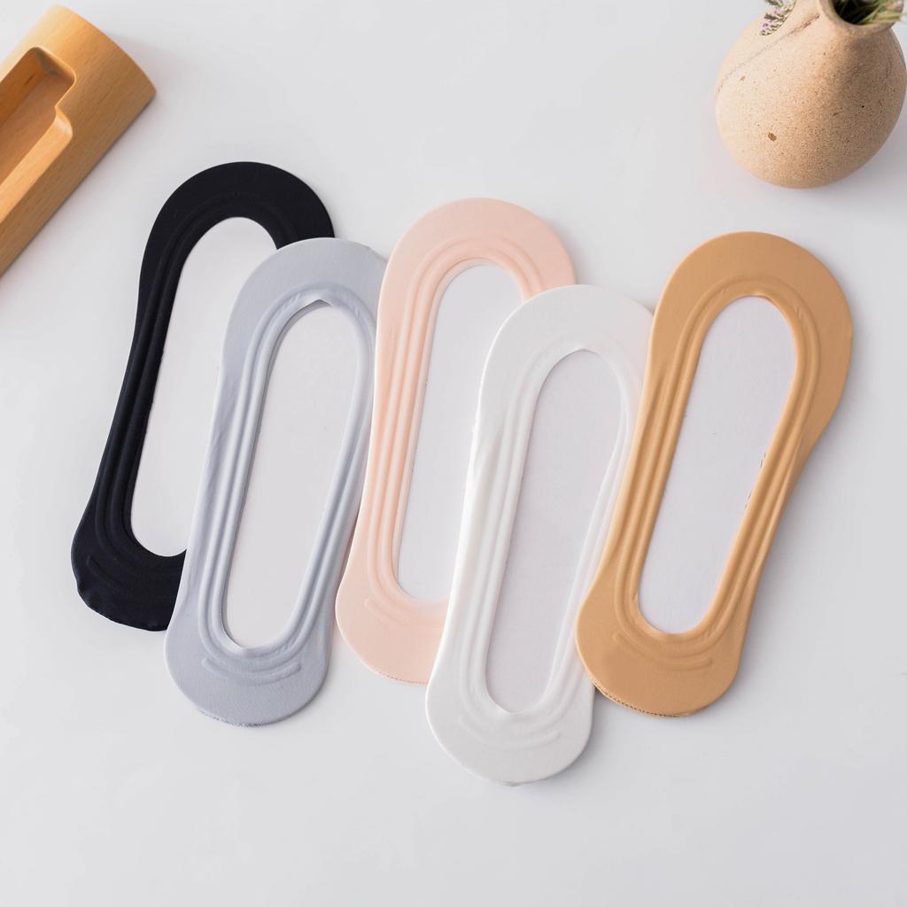 Женские носки-невидимки, нейлоновые ультра-короткие нескользящие тонкие носки-подкладки, невидимые скрытые носки для обуви на плоской подошве