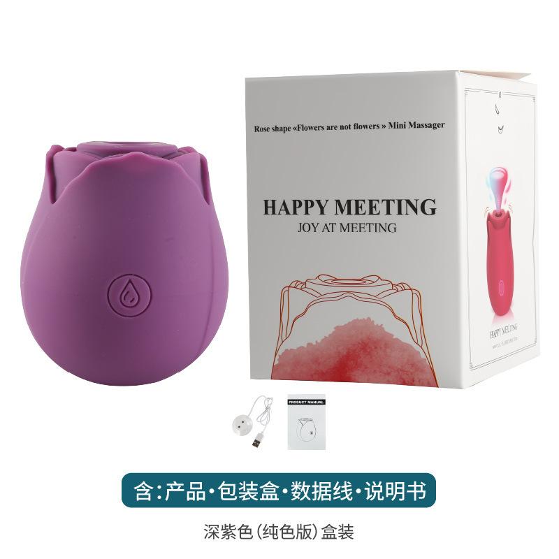 Powerful Sucking Rose Vibrator Sexy Toy For Women Oral Nipple Clit Sucker Stimulator Massager 18+ Adults Female Toys 10 Modes