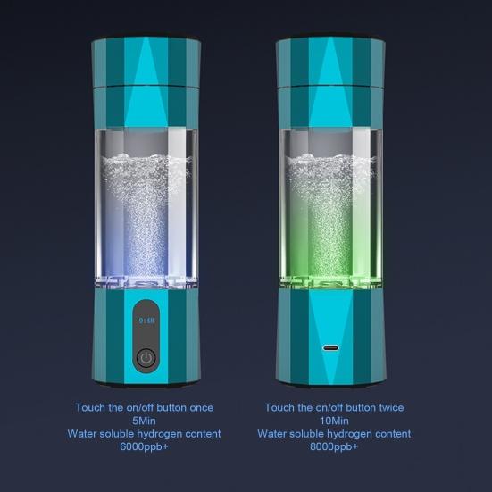 Генератор бутылок с водородной водой, 208 мл, 6000-8000 PPB, портативный ионизатор водородной воды с технологией PEM