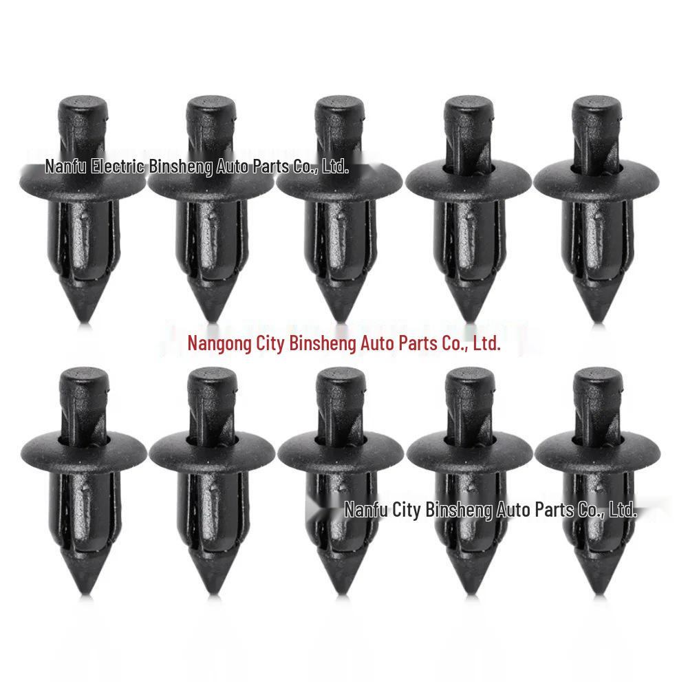 6mm Black Rivet Fairing Fastener Screw Clip for Honda Motorcycles