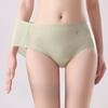 Panties Women's Underwear Antibacterial Seamless Simple One Piece Full Hip Wrap Oversized Elastic Seamless Panties