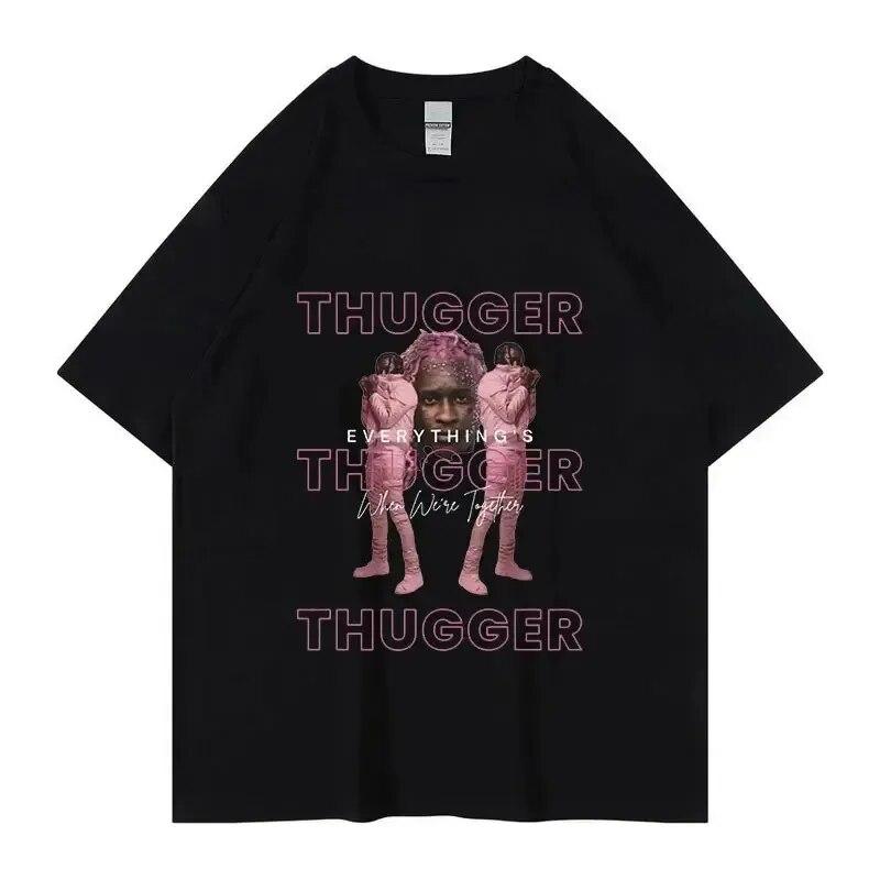Summer Unisex Women Cotton T-Shirt Rapper Young Thug Slime Tops Tees Unisex Fashion Trend Short Sleeve Clothing Harajuku Streetwear