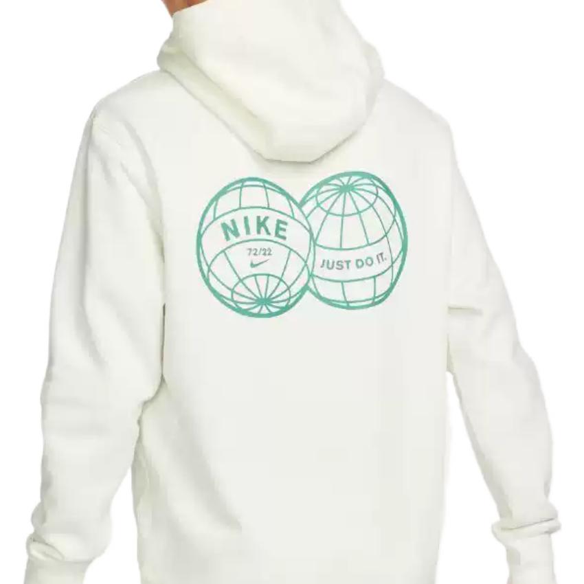 Nike Мужская флисовая толстовка с капюшоном для китайского Нового года, белые топы DQ5067-133