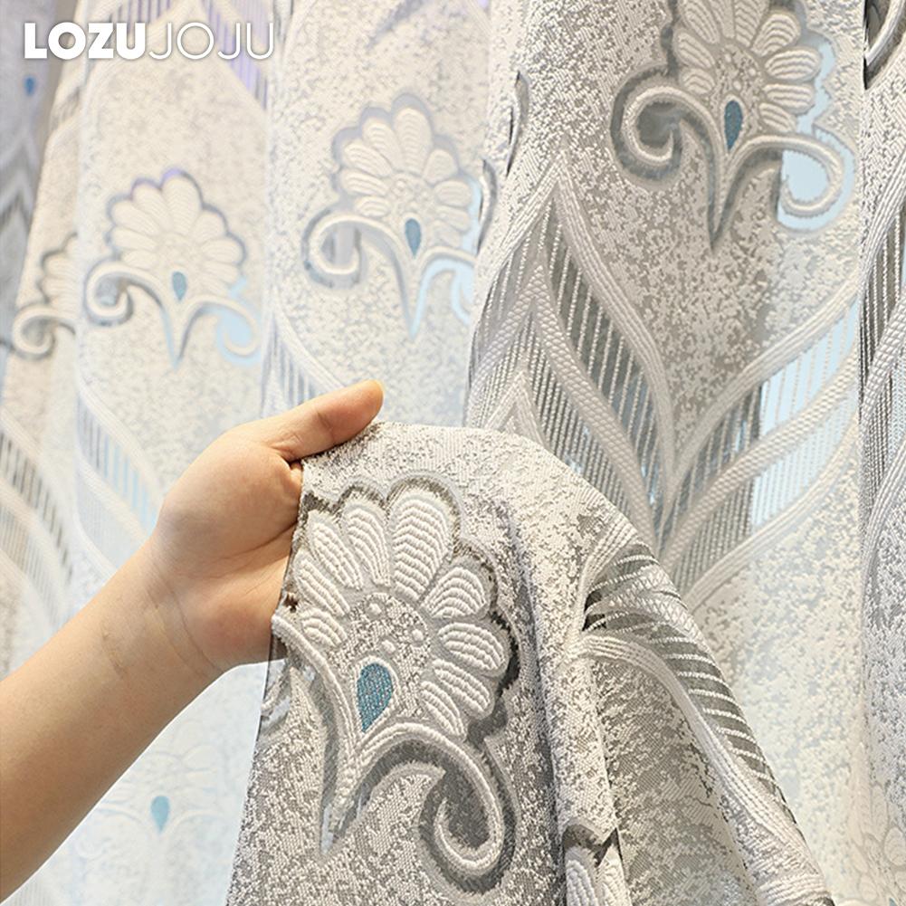 1 шт. LOZOJOJU, модные высококачественные полые шторы в европейском стиле, жаккардовые шторы из полиэфирного волокна для гостиной, спальни, домашний декор