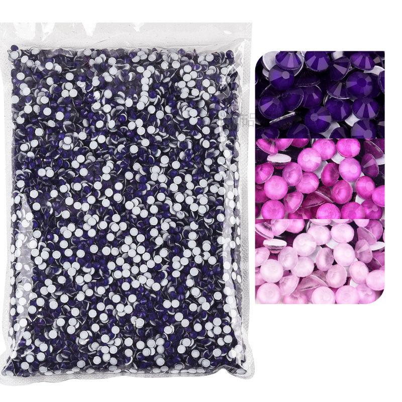 Temperature-Changing Glass Flat-Bottomed Drill, Heat-Changing Shallow Rhinestone Diy Jewelry, Nail Drill Accessories, Decorative Accessories