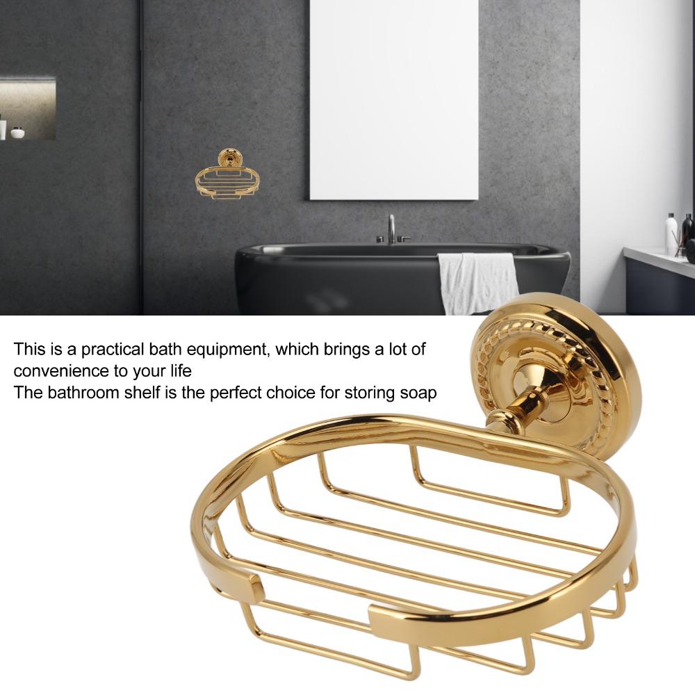 Copper Soap Holder Twist Design Soap Dish Durable Soap Basket Bathroom Shower Kitchen