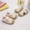 Детская повседневная обувь для малышей 2025 лето новая мальчики модная универсальная девочки розовая нескользящая мягкая подошва мода