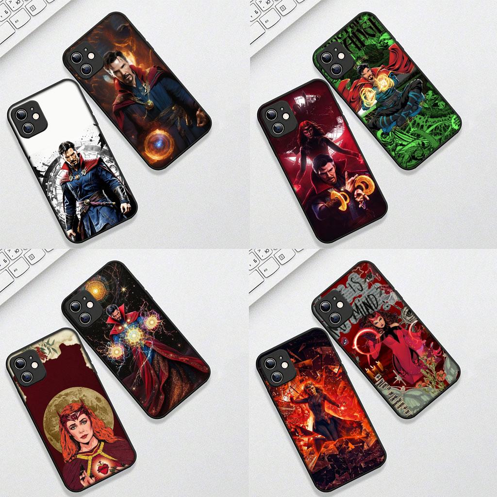 Phone Cover Scarlet Witch Marvel Doctor Strange for Apple iPhone 16 15 14 11 Pro Max 7 8 Plus SE2 SE3 SE 2022 2020 Soft Case