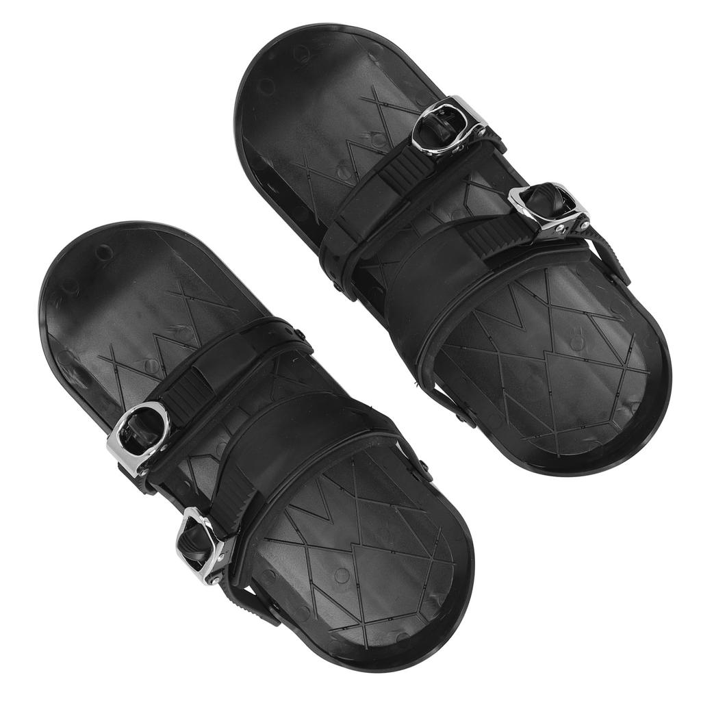 Мини-лыжные коньки Короткие тонкие коньковые лыжи Крепятся к лыжным ботинкам Зимняя обувь для катания на лыжах на открытом воздухе Черный