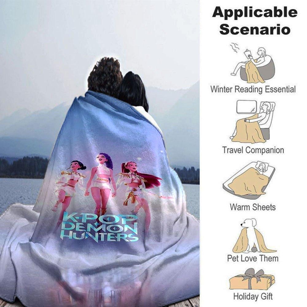 1pc hunter x (10) Blanket Soft Warm Throw for Home, Office, Travel All Season Cozy Bedding Gift, Office Cozy AccessoryB1