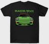 Porsche Turbo RWB RAUH WELT BEGRIFF Мужская унисекс футболка с коротким рукавом S-3XL Черная
