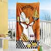 Chef Wine Beach Towel Quick-Dry Soft Microfiber Comfortable Lightweight Portable for Swimming,Beach,Camping, Travel, Beach Accessories,Gym