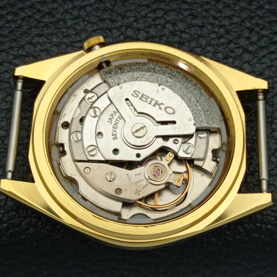 ВОССТАНОВЛЕННЫЕ ВИНТАЖНЫЕ SEIKO 5 AUTO 6309A ЯПОНИЯ МУЖСКИЕ СЕРЕБРЯНЫЕ ЧАСЫ С ЦИФЕРБЛАТОМ a425928-2