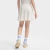 Fila Мода Простая Классическая Универсальная Теннисная Плиссированная Юбка Шорты Женские юбки Облако-Гриб-Белый F11W439306FWT