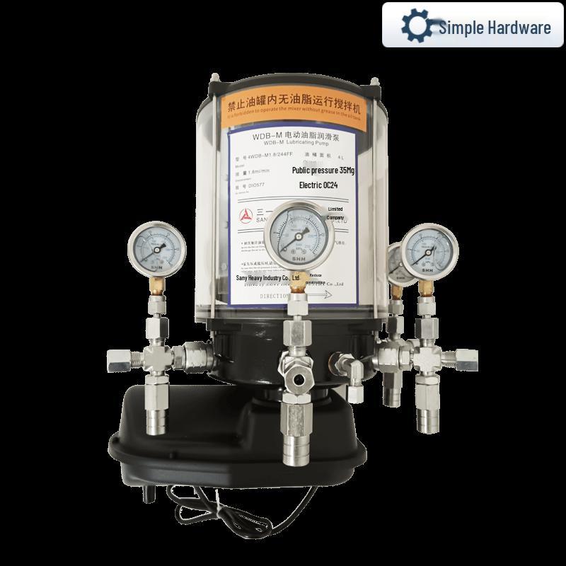 Automatic Electric Grease Lubrication Pump for Concrete Batching Plants CN plug (adapter included)
