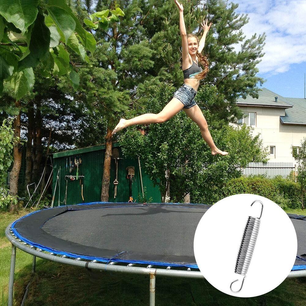 Portable Jumping Bed Heavy Duty Trampoline Springs Stretching Spring For Children's Pull Tool