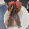 Gradient Silk-Feel Scarf: Spring/Summer Fashion Shawl for Women