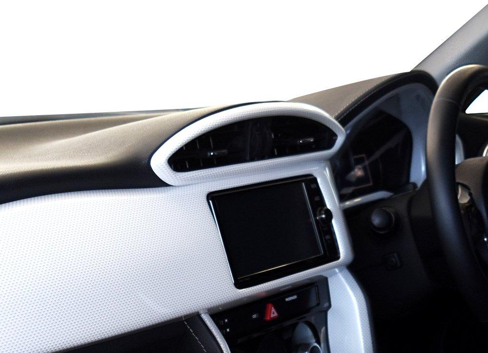 SecondStage Toyota 86 Центральная панель воздуховода Белый карбон Ранний/Поздний стиль/T136WHC