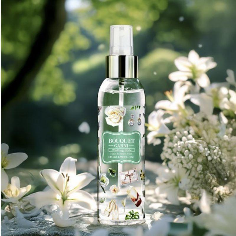 BOUQUET GARNI Fragranced Hair & Body Mist 145ml | Hair & Body Perfume Mist (6 Types Available)