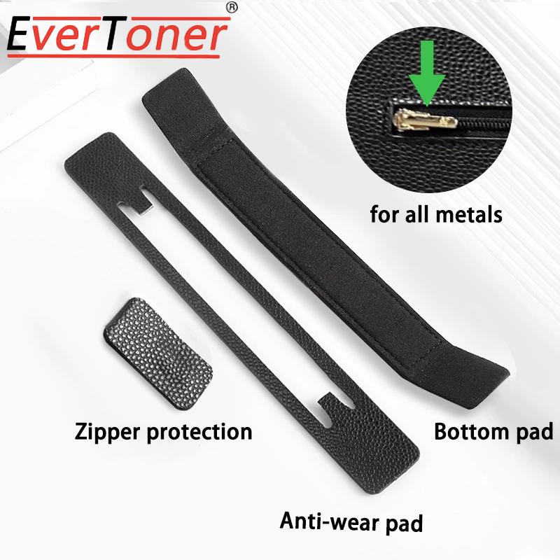 EverToner Кошелек WOC с Металлической Пряжкой, Угловыми Защитными Накладками, Фетровой Основой-Формирователем и Защитным Листом от Износа для Сумок-Кошельков на Цепочке