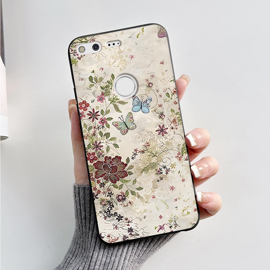 For Google Pixel XL Phone Case Cute Cartoon Soft Silicone Protect Cover Coque For Google Pixel 1 XL Pixel1 1XL Bumper Case Funda