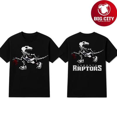 Raptors Glow Up Хэллоуин Двусторонняя Футболка Унисекс Футболка