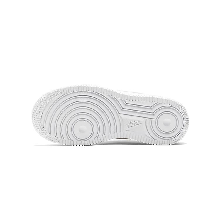 Nike Nike Air Force 1 CNY Устойчивые к истиранию Низкие Детские Кроссовки для Скейтбординга Помощь Белый Дети Возраст 3-7 Лет CU2981-191
