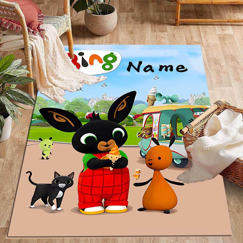 Friends Adventure Customize Your Name Floor Mat Design for Living Rooms Balcony Playrooms Kitchen Antislip Carpet Anime Office Decor Spiritual Gift