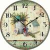 Creative Wooden Wall Clock 30 Cm MDF Wall Clock Mute Quartz Clock Living Room Wall Clock