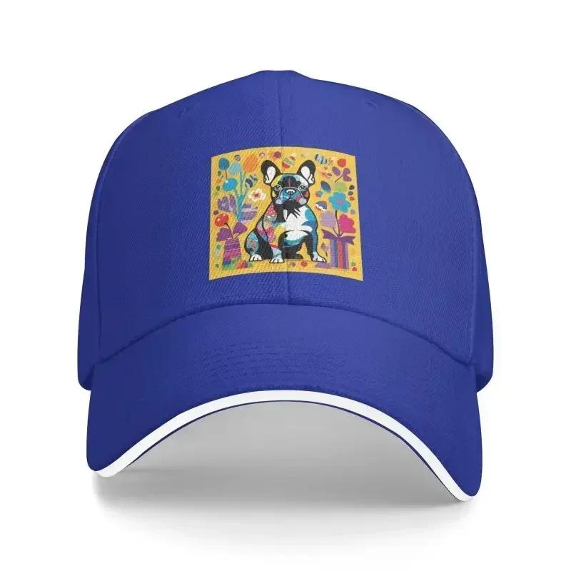 Custom French Bulldog Puppy Baseball Cap Sun Protection Men Womens Adjustable Dad Hat Spring