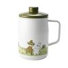Fuji Enamel Oil Pot, 1.1L, Moomin Olive Design, MTG-OP1.1L