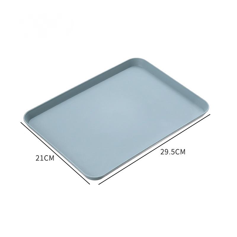 Tea Tray, Living Room Cup, Tea Cup Tray, Household Kitchen Rectangular Water Cup, Tea Cup Tray, Water Fruit Tray, Nordic Ins Plastic