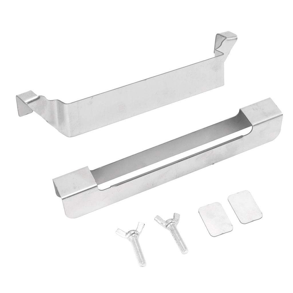 BBQ Spatula Rack Corrosion Proof Heat Resistant Portable Adjustable Griddle Spatula Holder Stainless Steel for Picnic