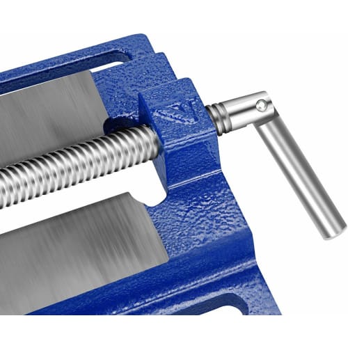 4-inch Tabletop Vise, Jaw Width 100mm, Blue, Tabletop Flat Vise, DIY Tool, Easy Installation, Fixing, Adhesive, Clamping, Flat Vise