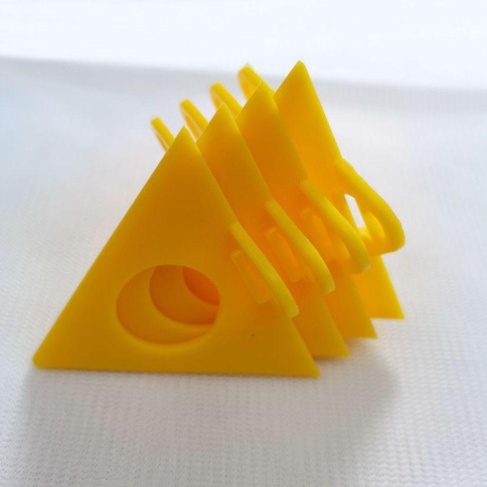 30 шт. Желтые/красные/оранжевые подставки в форме пирамиды Современные/модные подкладки для рисования на открытом воздухе