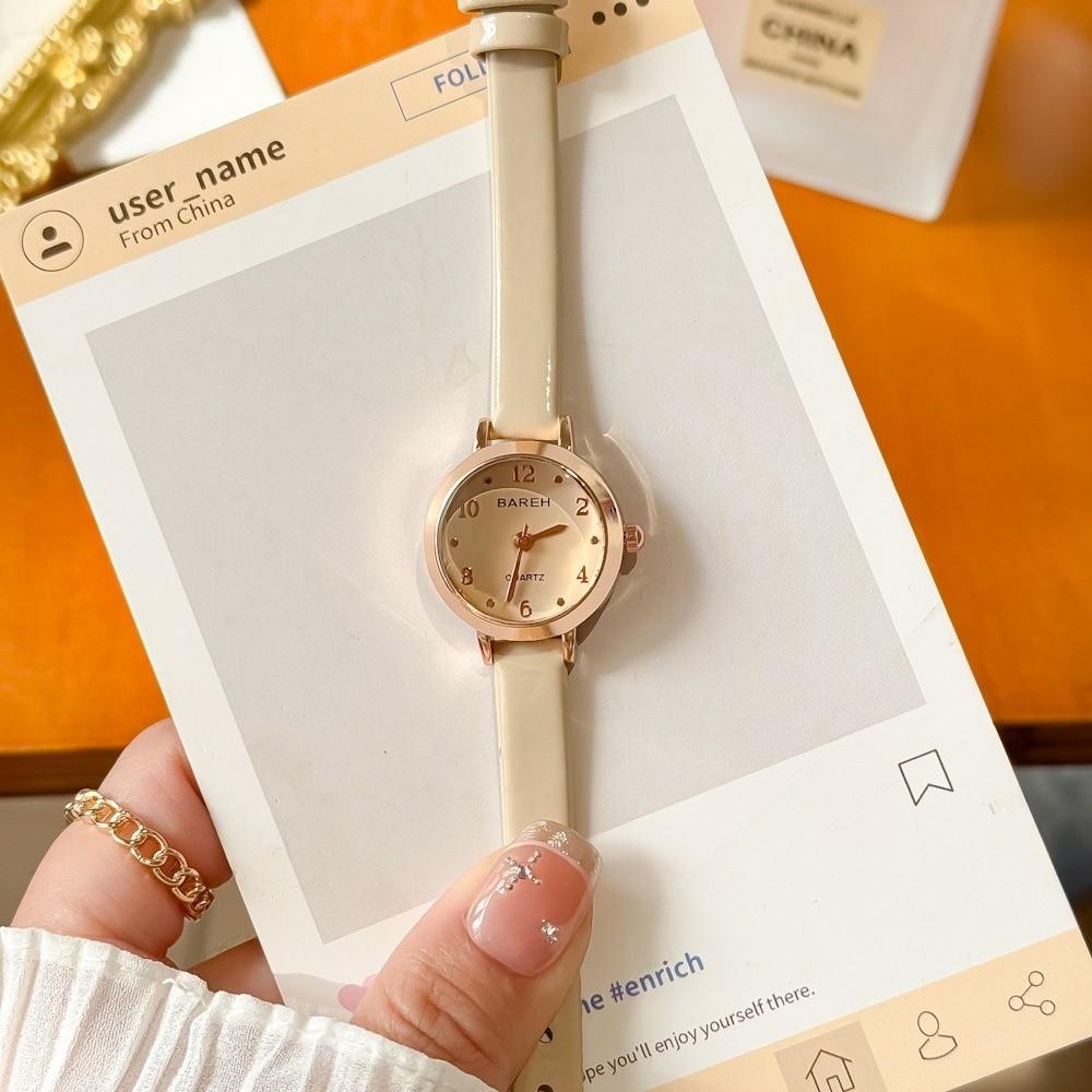 Circular Watches for Women Leather Strap Bracelet Watch New Wrist Watches  Female Gifts