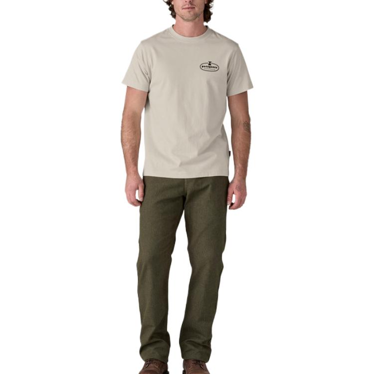 Patagonia T-Shirts Men's Crew Neck Moderate Straight Fit 53180