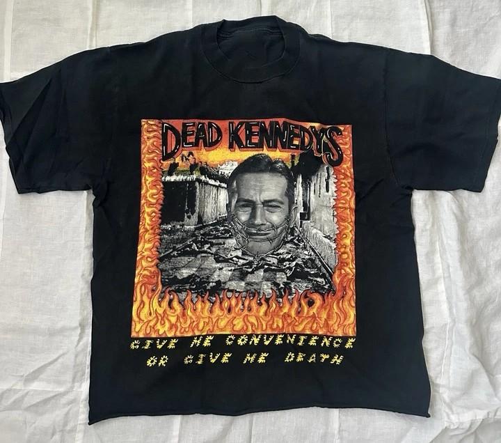 Футболка 90-х Dead Kennedys Give Me Convenience Or Give Me Death Репринт Унисекс Футболка