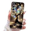 Чехол Shining Fantasy Tree с узором «Бабочки» для Samsung Galaxy S25 Edge S24 Ultra S23 S22 Plus S21 FE S26 Ultra Силиконовая крышка с текстурой кожи