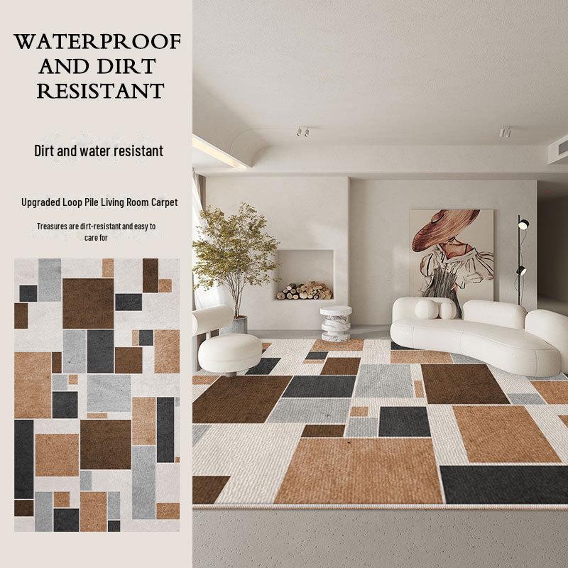 Роскошный британский ретро-ковёр для гостиной с нескользящим ворсом высшего качества