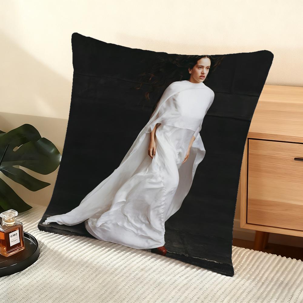 R-Rosalia Lux Cushion Cover Soft Short Plush Pillow Cover Smooth Cozy Texture Aesthetic Cushion Case Home Decor
