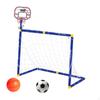 Basketball Hoop and Soccer Net Combo Set for Active Play