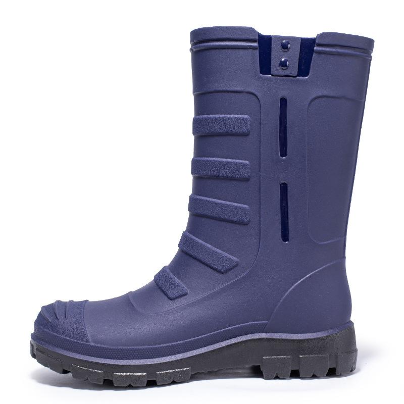 Сапоги для мужчин на открытом воздухе для пар, высокие дождевые туфли, водонепроницаемые галоши, сапоги для мужчин, рыбалки, работы в саду, резиновые сапоги для женщин и мужчин