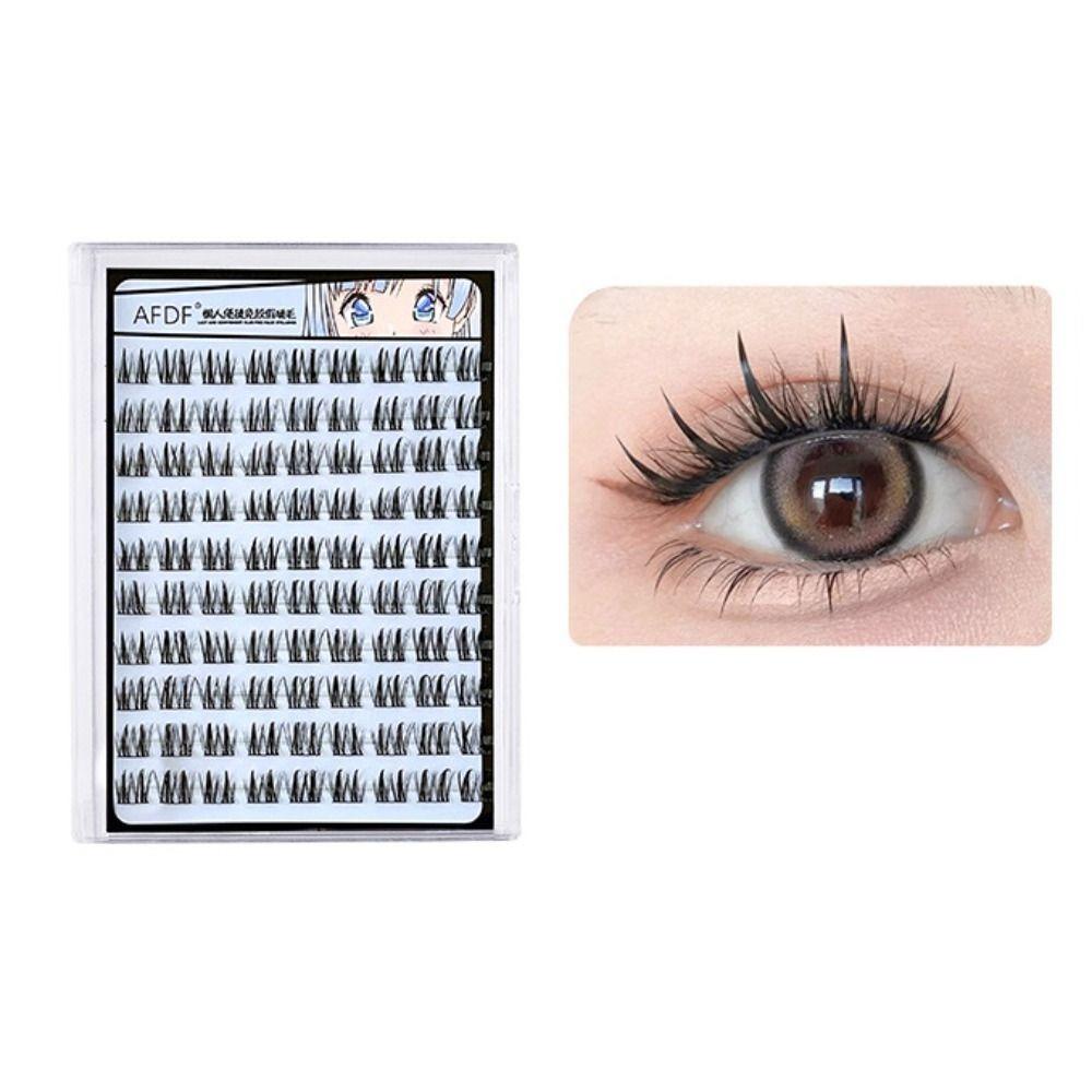 Накладные ресницы для наращивания ресниц, пушистые клеевые накладные ресницы, инструмент для макияжа