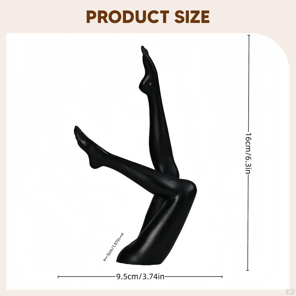 Female Legs Sculpture Desktop Ornament Decor Display Unique Craft Figurine Office Statue for