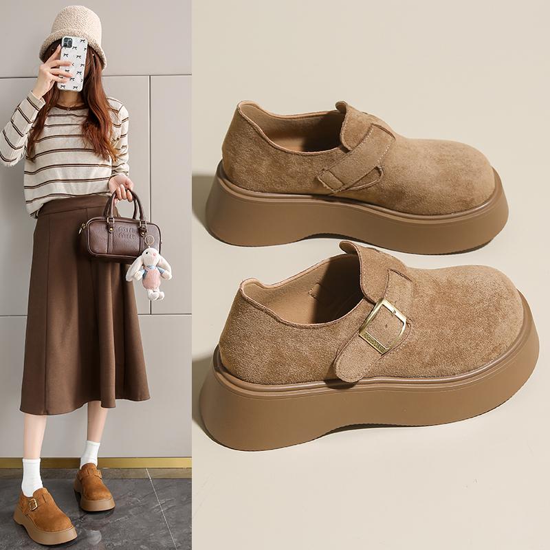 Модная женская повседневная обувь на толстой подошве, платформа, ретро, повседневная, удобная, новый дизайнер, спортивная, для улицы, для ходьбы, 2025