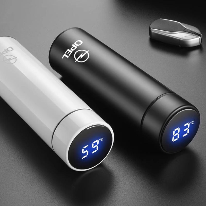 Автомобильная термокружка 500 мл, стакан для воды, термокружка для кофе и чая для Opel Astra Insignia Vivaro Corsa Mokka Zafira Vectra OPC Vauxhall